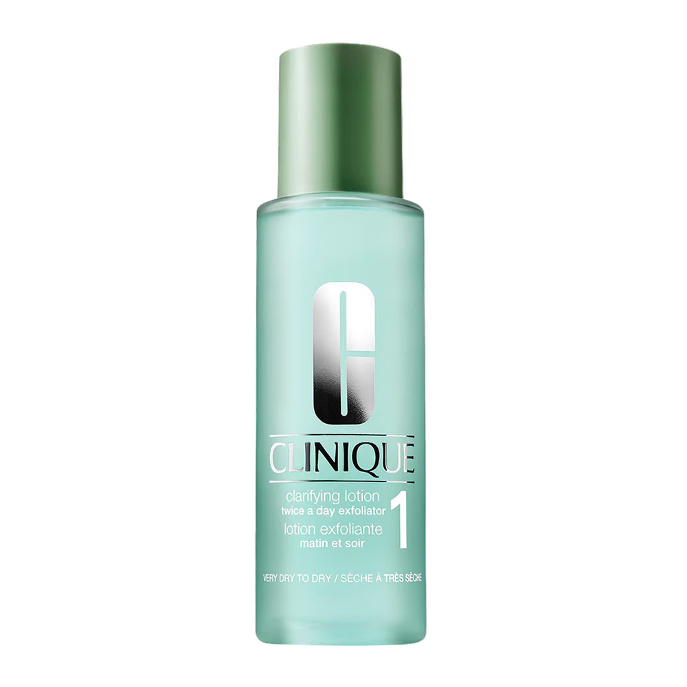 clinique-clarifying-lotion-1 تونر لوسیون لایه بردار کلاریفینگ شماره 1 کلینیک(مخصوص پوست خشک)